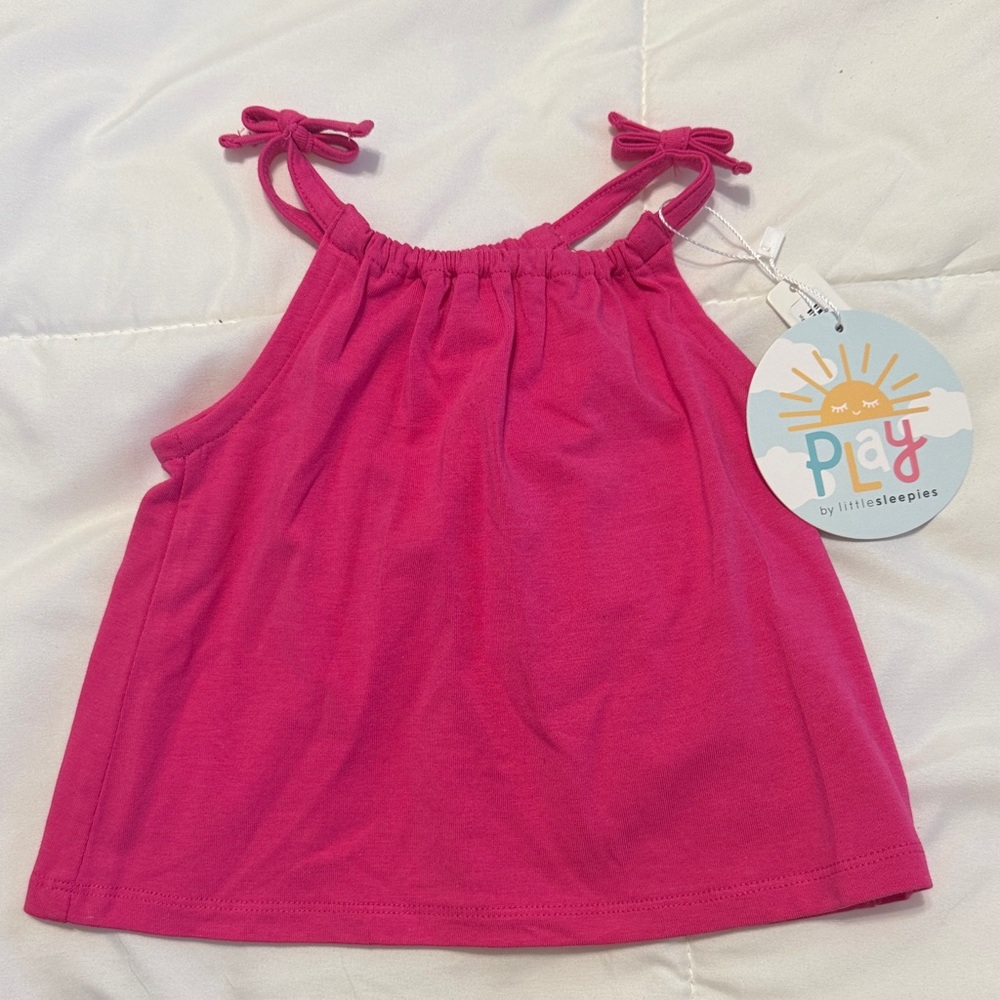 Little Sleepies Fuchsia Tank Top